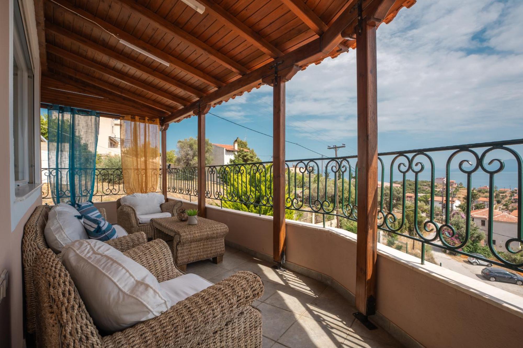 Persephone'S Dream View Villa Marathos  Ngoại thất bức ảnh