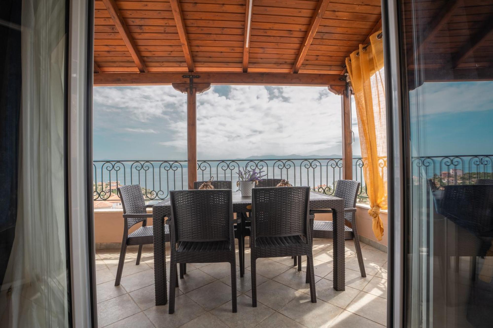 Persephone'S Dream View Villa Marathos  Ngoại thất bức ảnh