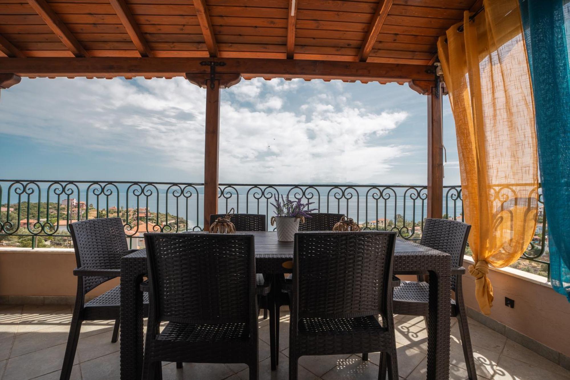 Persephone'S Dream View Villa Marathos  Ngoại thất bức ảnh